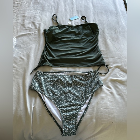 Cupshe two piece swimsuit size XL NEW - Picture 3 of 6